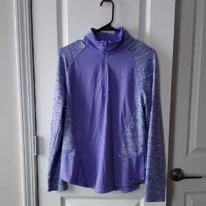 Athletic Works Purple Activewear Top Large
